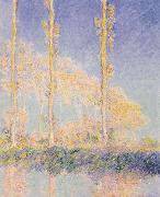 Claude Monet, Three Poplars,Autumn Effect